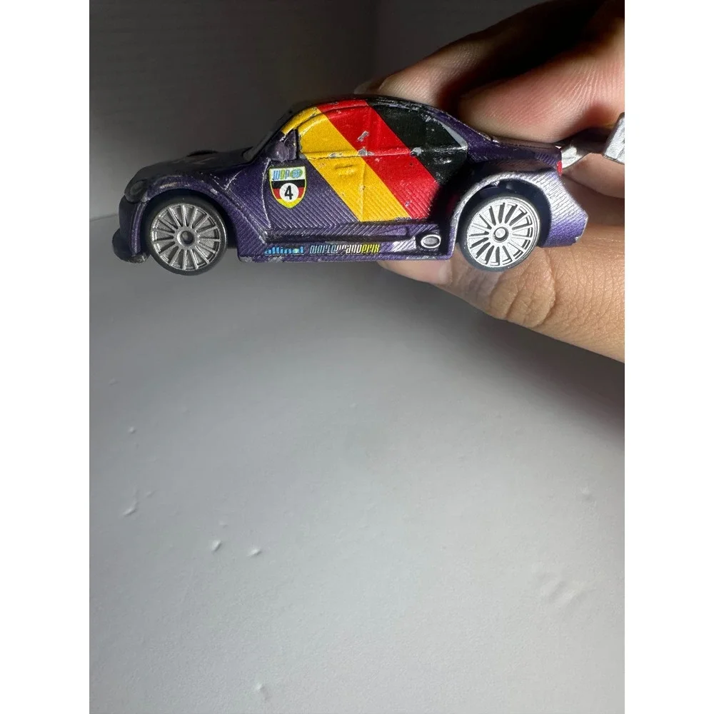 Disney Pixar Cars Max Schnell World Grand Prix Mattel Diecast Purple Car